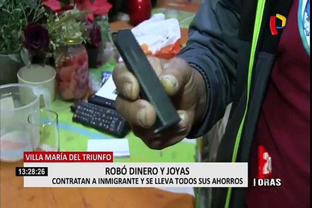 Villa María del Triunfo: extranjero roba a familia que le brindó apoyo y trabajo