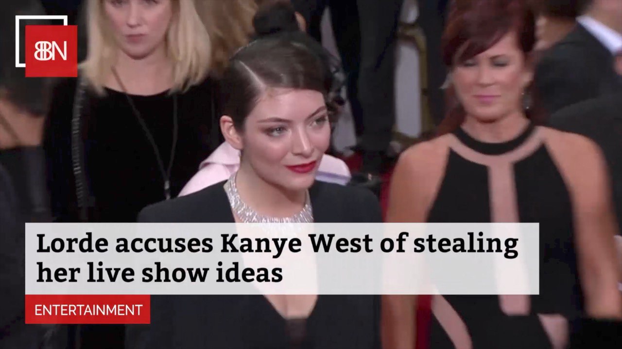 Lorde Says Kanye West Is Stealing Her Ideas