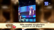 Niño ecuatoriano fue subido al escenario por el “Sol de México” Luis Miguel