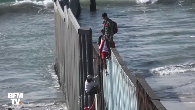 Etats-Unis: la caravane des migrants du Honduras arrive à la frontière