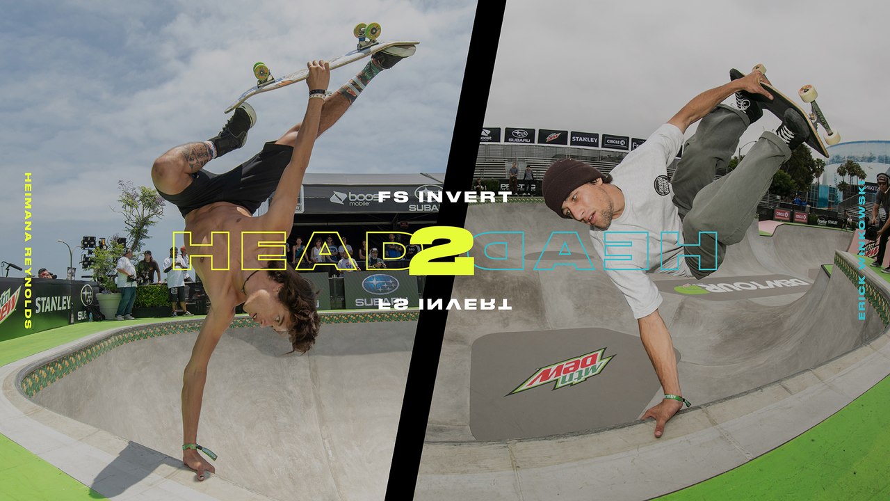 Head 2 Head: Heimana Reynolds Vs. Erick Winkowski Frontside Invert