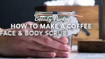 How to Make a Coffee Face and Body Scrub