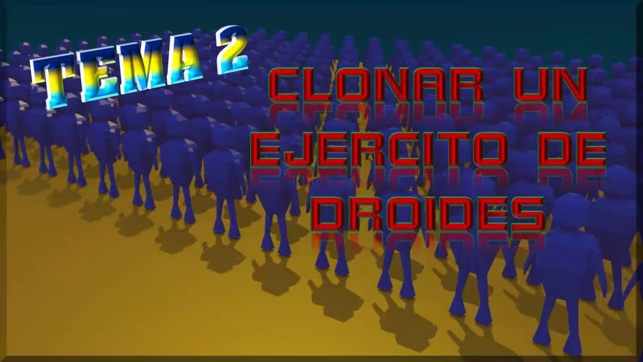 ANIMATION NODES ESPAÑOL CLONAR UN EJERCITO DE DROIDES