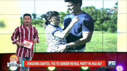 FIFIRAZZI: Dingdong Dantes, yes to gender reveal party pa nga ba?