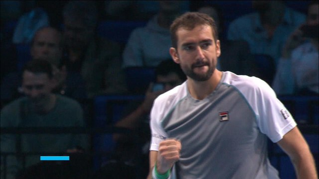Cilic comes back behind to win first three-set match of ATP Finals against Isner