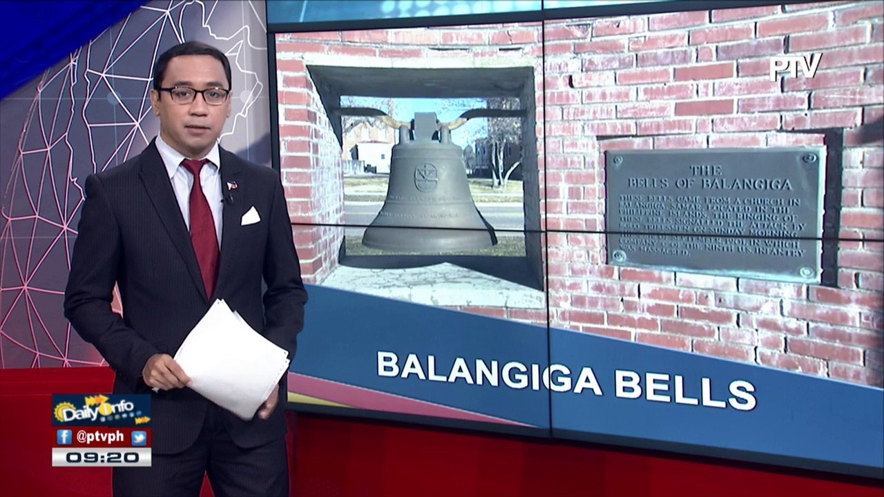 Balangiga Bells, nasa kustodiya na ng PHL Embassy sa US