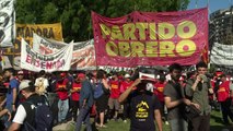 Marchan en Argentina contra austero presupuesto 2019