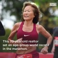 Grandmother Sets Marathon Age-Group World Record