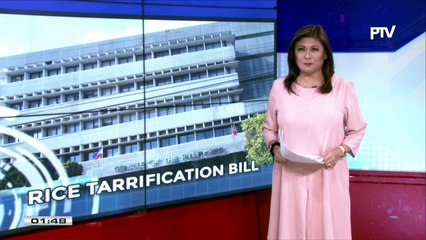 Rice tarrification bill, lusot na sa Senado