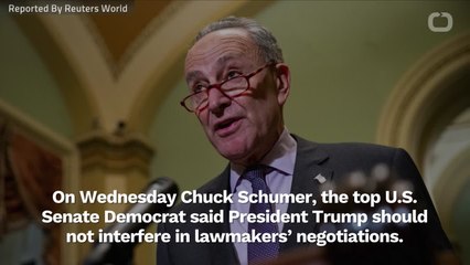 Top Senate Democrat Says Trump Should Keep Out Of Funding Battles
