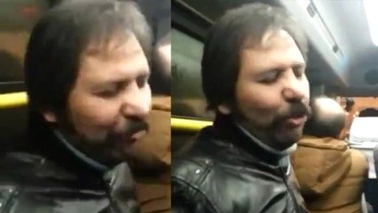 Minibüste Müslüm Gürses Şarkısı Söyleyen Yolcu, Sosyal Medyayı Salladı