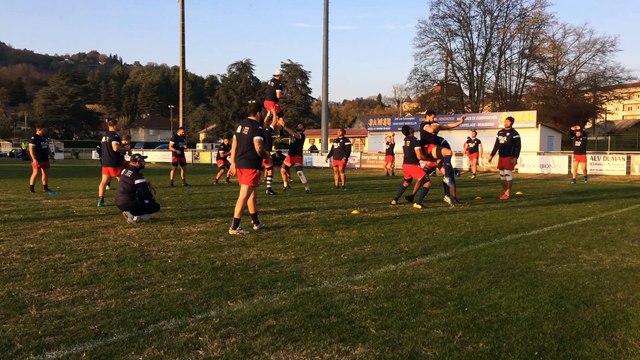 Séance d'entraînement et d'autographes pour le FCG à Saint-Marcellin