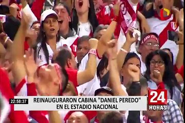 Estadio Nacional: reinauguran cabina 'Daniel Peredo'