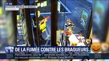 De la fumée contre les braqueurs