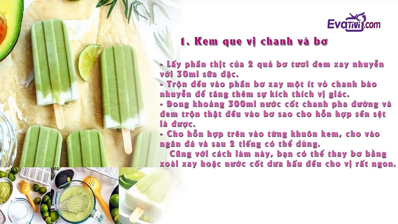 3. Pha chế - TỔNG HỢP 6 cách làm kem que trái cây ngon tuyệt không cần dùng máy