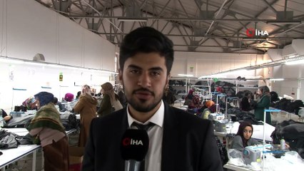 İlçenin kadınları tekstil atölyesi ile ihracata kapı araladı