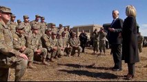 Jim Mattis visits troops stationed at US-Mexico us border