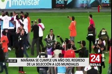 Selección Peruana clasificó hace un año al Mundial 2018