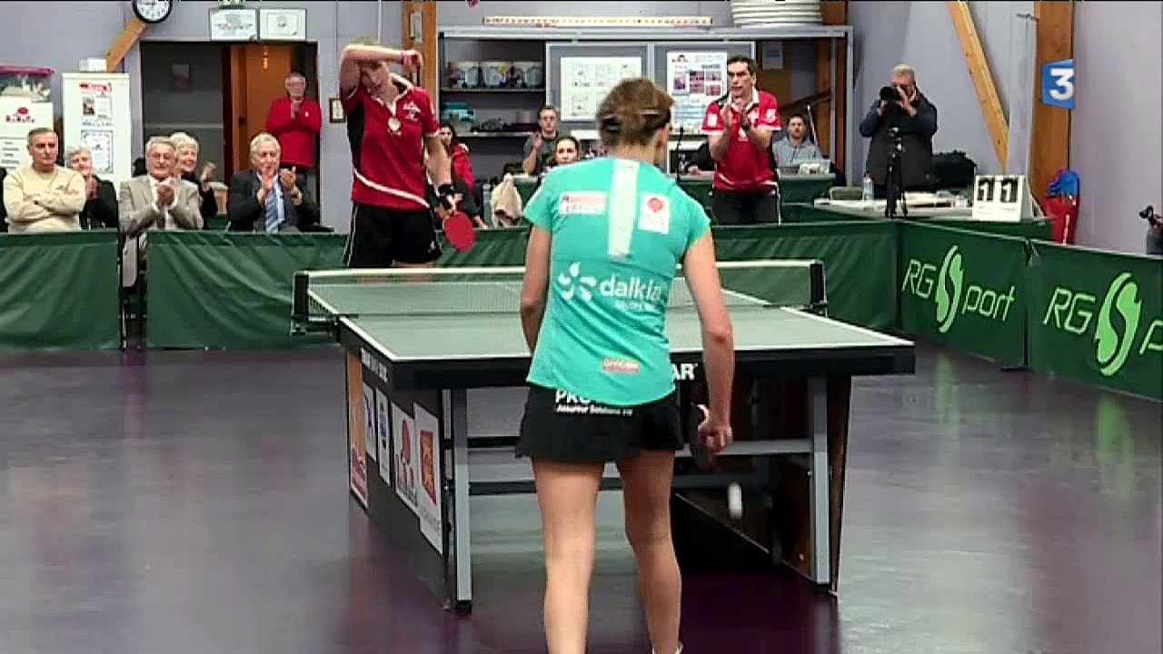 Stéphanie Loeuillette / Laura Gasnier : l'élite du tennis de table féminin à Saint-Pierre