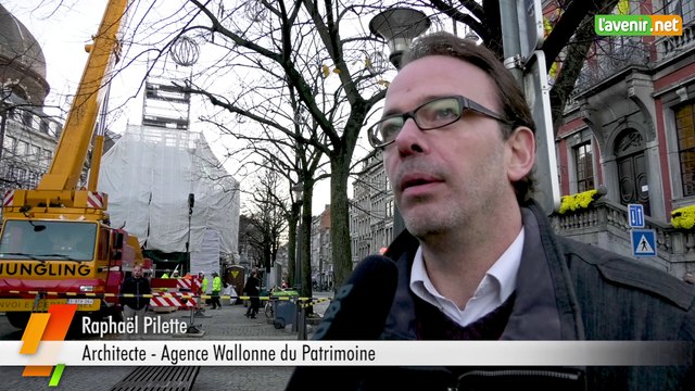 L'Avenir - Restauration du Perron à Liège