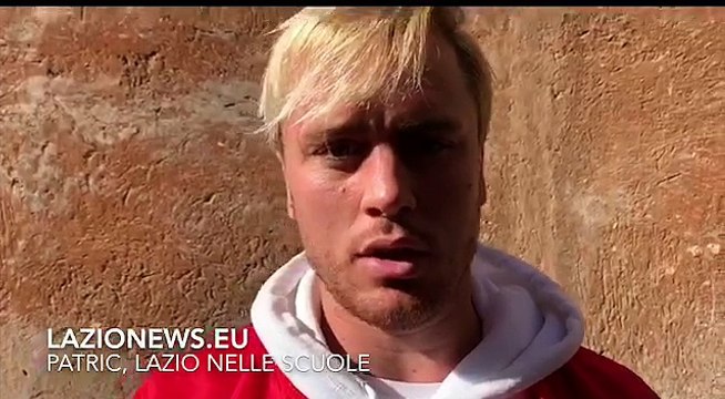 Patric dopo l'evento Lazio nelle Scuole