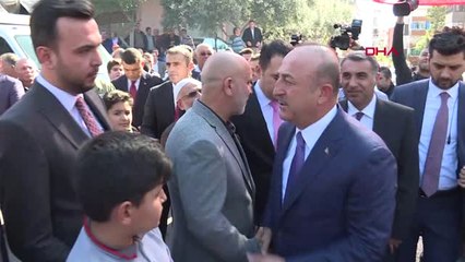 Antalya Dışişleri Bakanı Çavuşoğlu Alanya Şehidi Yusuf Önder'in Ailesini Ziyaret Etti