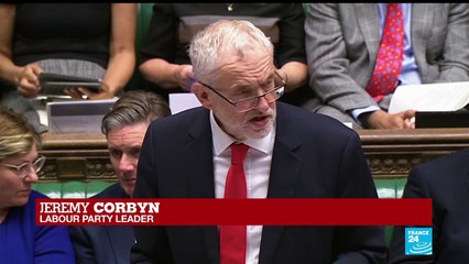 "Parliament cannot accept a false choice between this bad deal and no deal," says Corbyn