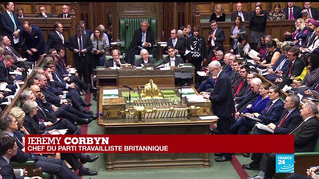 REPLAY - Jeremy Corbyn, chef de file du Labour, dénonce l'accord sur le Brexit au Parlement britannique