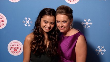 Siena Agudong, Melissa Joan Hart "It's a Wonderful Lifetime" Event Red Carpet