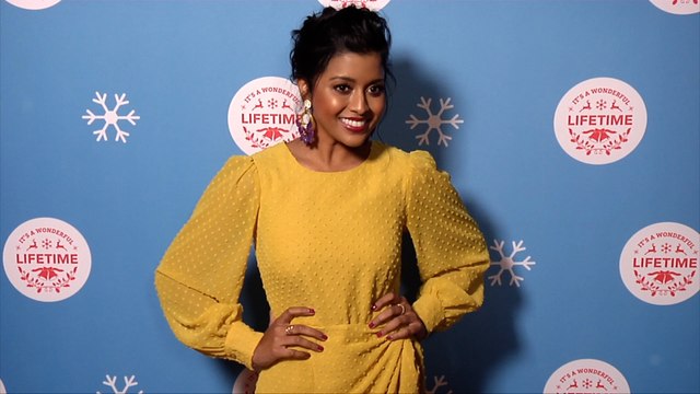 Tiya Sircar It's a Wonderful Lifetime Event Red Carpet