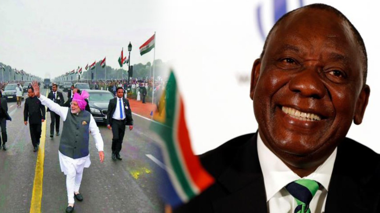 Republic Day : South African President Cyril Ra...