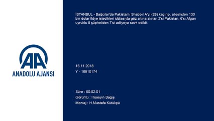 Rehine kurtarma operasyonu - İSTANBUL