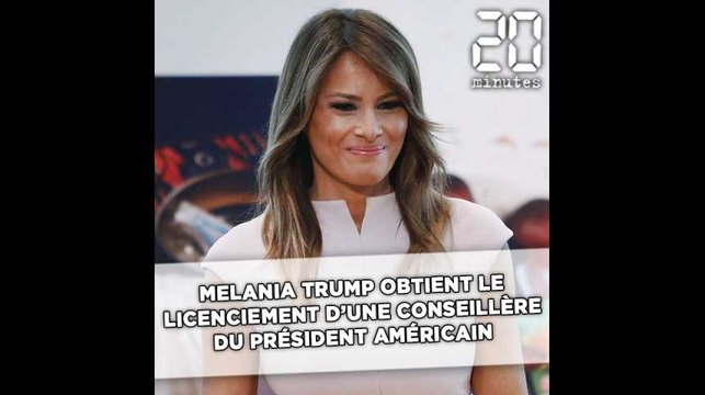 Etats-Unis: Melania Trump obtient le licenciement d'une conseillère du président américain