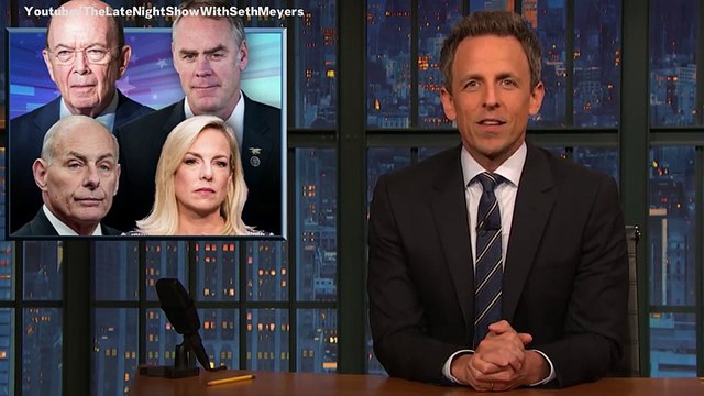 Seth Meyers Mocks White House Departures: 'Damn Is There Anyone Left?'