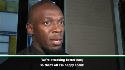 Bolt pleased to see Man United's attack improve