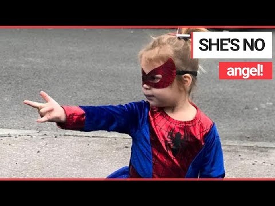 Toddler CRIES when Cast as an Angel in Nativity Play - When She Wanted to be SPIDERMAN | SWNS TV