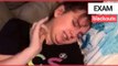Exam stress leaves teen with condition causing up to 50 seizures a day | SWNS TV