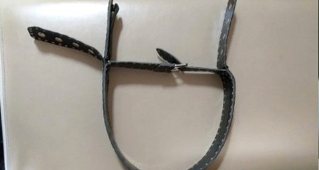 Kemer Görünümlü Bıçak, Polis Ekiplerini Bile Hayrete Düşürdü