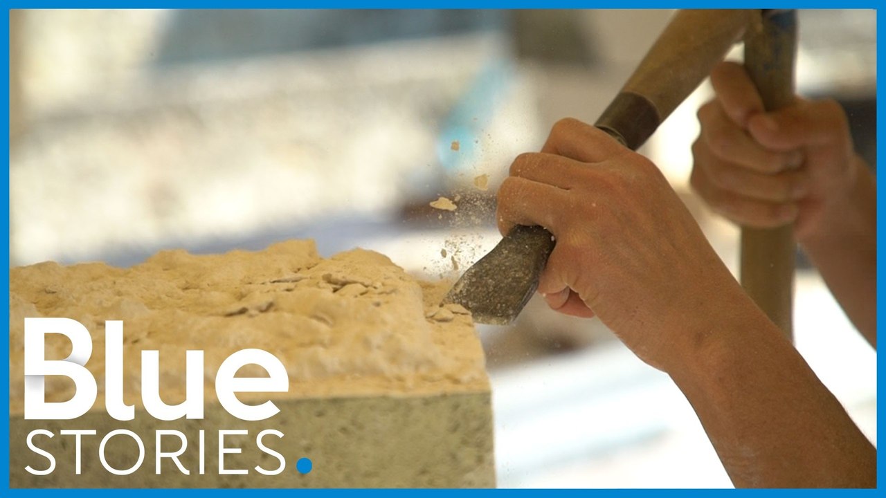 Des techniques du moyen-âge pour restaurer un château en ruines