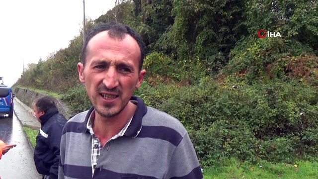 Lastiği patlayan tır, aynı istikamette giden tırla çarpıştı