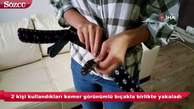 Kemer görünümlü kılıçla gasp şüphelileri yakalandı