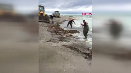 Zift Yüklü Tanker Devrildi, Vatandaş İhbarı Van Gölü'nü Kirlenmekten Kurtardı