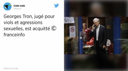 L’ex-secrétaire d’État Georges Tron acquitté des accusations de viols.