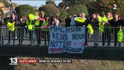 "Gilets jaunes" : des blocages moins importants que prévu