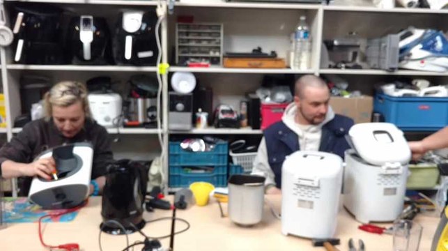 Jemappes: des appareils électroménagers récupérés