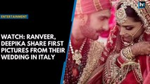 Watch: Ranveer, Deepika share first pictures from their wedding in Italy