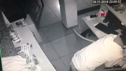 Muğla Hırsızlık Anı Güvenlik Kamerasında