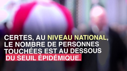 Gastro-entérite : les régions dans le rouge