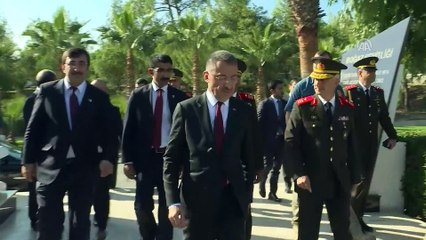 Cumhurbaşkanı Yardımcısı Oktay, Boğaz Şehitliği'ni ziyaret etti - LEFKOŞA