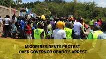 Migori residents protest over Obado's arrest